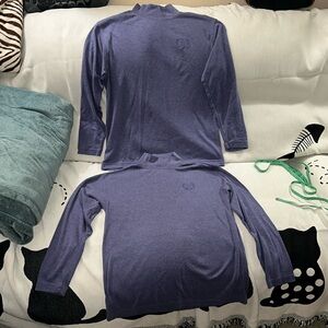 Blair size medium bundle of two blue turtleneck tops 💕